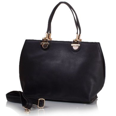 Жіноча сумка з якісного шкірозамінника ANNA & LI (АННА І ЛІ) TU14469-black Чорний