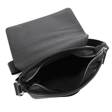 Мужская кожаная сумка через плечо Tiding Bag SM8-011A Черный