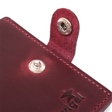 Модное женское винтажное портмоне Shvigel 16499 Бордовый