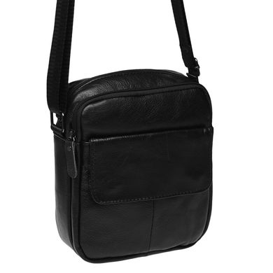 Мужская кожаная сумка Borsa Leather K11031-black