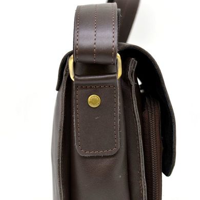 Чоловіча шкіряна сумка через плече GC-3027-4lx бренду TARWA Коричневий