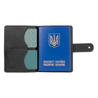 Кожаное портмоне для паспорта / ID документов HiArt PB-03S/1 Shabby Night