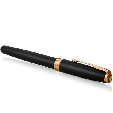 Ручка-роллер Parker SONNET Matte Black GT RB Золотистый 84 822