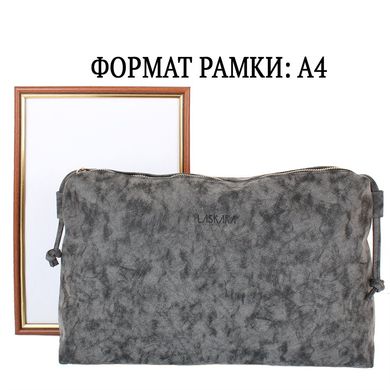 Жіноча сумка з якісного шкірозамінника LASKARA (Ласкарєв) LK10192-grey Сірий
