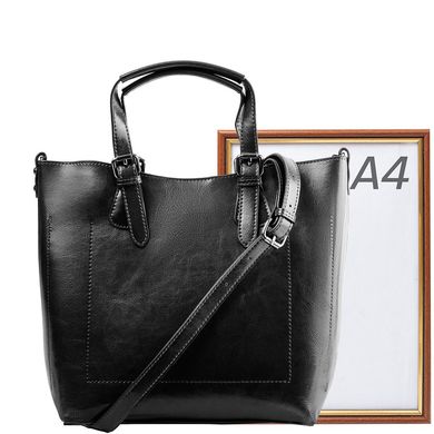 Жіноча шкіряна сумка ETERNO (Етерн) RB-GR3-6103A Чорний
