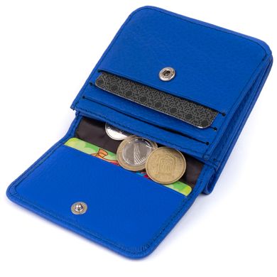 Маленький гаманець на кнопці жіночий ST Leather 19234 Синій