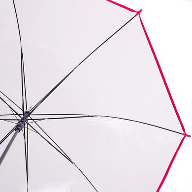 Зонт-трость женский полуавтомат HAPPY RAIN (ХЕППИ РЭЙН) U40970-3 Прозрачный