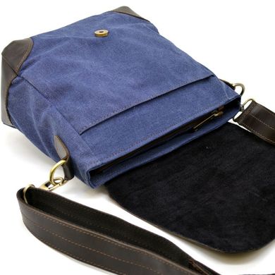 Компактна сумка-месенджер через плече RKc-1309-4lx TARWA Темно-синій