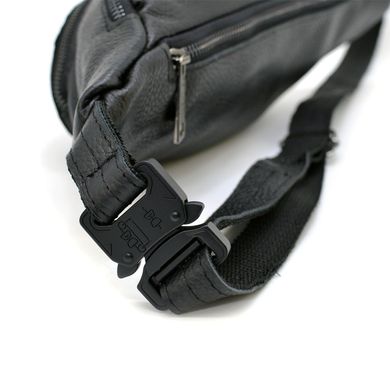 Напоясная сумка кожаная с передним карманом FA-30351-3md TARWA Черный