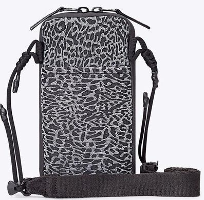 Небольшая текстильная сумка с ремнем через плечо Ucon Mateo Bag Black Safari серая