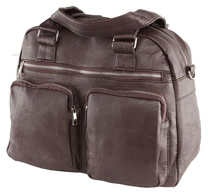 Компактна дорожня сумка коричневого кольору 15112, Коричневий