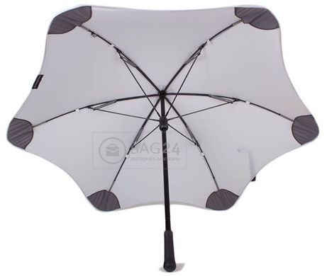 Противоштормовой серый мужской зонт-трость, мех BLUNT Bl-mini-grey, Серый