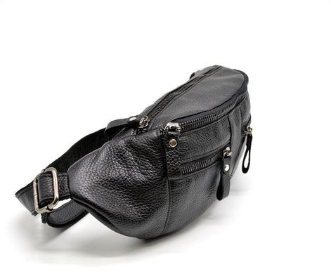 Мужская кожаная сумка на пояс FA-3088-3md TARWA Черный