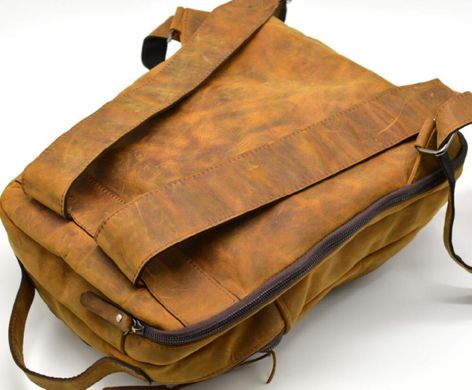 Повседневный рюкзак RB-3072-3md, бренд TARWA, натуральная кожа Crazy Horse Коричневый