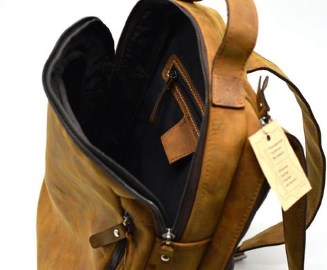 Повседневный рюкзак RB-3072-3md, бренд TARWA, натуральная кожа Crazy Horse Коричневый