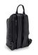 Жіночий чорний шкіряний рюкзак TARWA RA-2008-3md середнього розміру Чорний