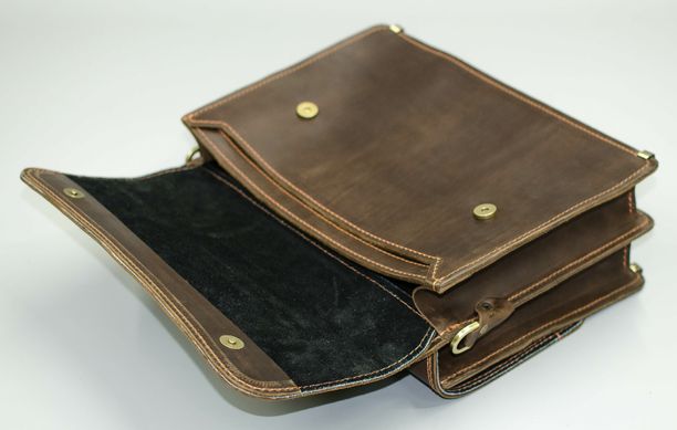 Деловой мужской портфель из натуральной кожи 12191 Manufatto