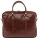 TL141283 Темно-коричневий Prato - Ексклюзивна шкіряна сумка для ноутбука від Tuscany