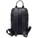 Женский черный кожаный рюкзак TARWA RA-2008-3md среднего размера Черный