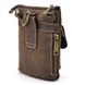 Маленька чоловіча сумка на пояс, через плече, коричнева на джинси TARWA RC-1350-3md Коричневий