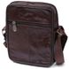Кожаная мужская сумка через плечо Vintage sale_14999 Коричневый