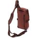 Плечевая сумка для мужчин из плотного текстиля Vintage 22186 Коричневый