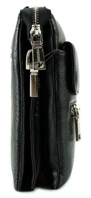 Деловая мужская сумка из кожи TOFIONNO 00293, Черный