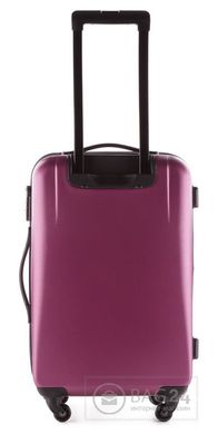 Яркий пластиковый чемодан на 4-х колесах WITTCHEN 56-3-632-2, Фиолетовый