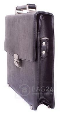 Портфель мужской из высококачественного кожзаменителя PIEER DENI DS618-830, Черный
