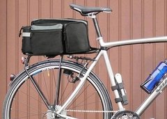 Багажна велосумка, кофр 6L Wozinsky чорна