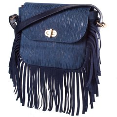 Женская дизайнерская кожаная сумка GALA GURIANOFF (ГАЛА ГУРЬЯНОВ) GG1403-5 Синий