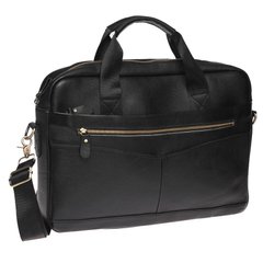 Мужская кожаная сумка Borsa Leather K11118-black