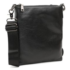 Мужская кожаная сумка Borsa Leather K1608-black