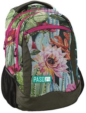 Рюкзак женский с цветами PASO 22L, 18-2808LO