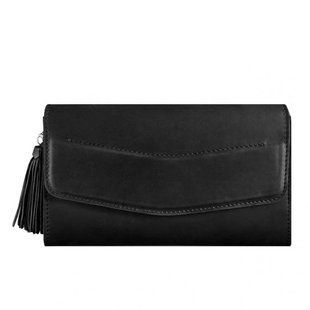 Натуральная кожаная женская сумка Элис черная crazy horse Blanknote BN-BAG-7-g-kr