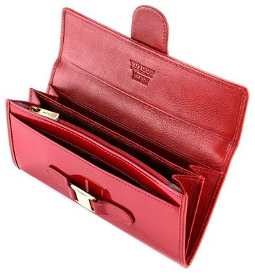 Кожаный женский кошелек красного цвета Wittchen