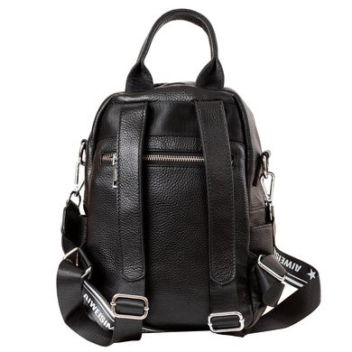 Сумка-рюкзак женская кожаная VITO TORELLI (ВИТО ТОРЕЛЛИ) VT-037-black Черный
