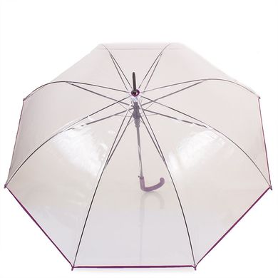 Зонт-трость женский полуавтомат HAPPY RAIN (ХЕППИ РЭЙН) U40970-4 Прозрачный