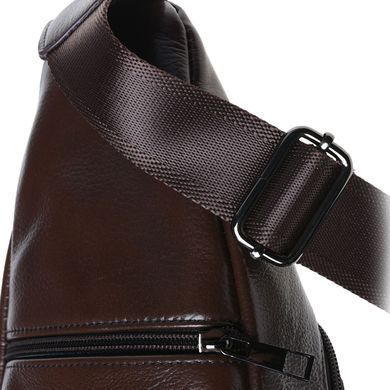 Мужская кожаная сумка-рюкзак Keizer K1685-brown