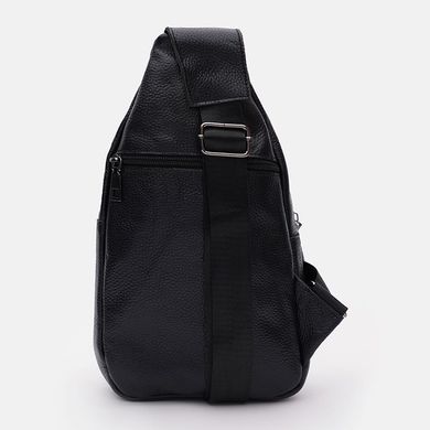 Мужской кожаный рюкзак Keizer K1081bl-black