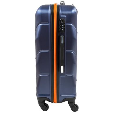 Валіза середня на 4-х колесах ROGAL (роги) RGL720M-dark-blue-orange Синя