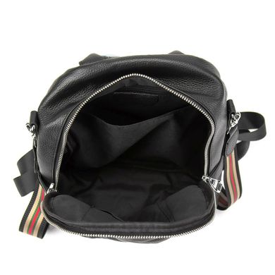 Шкіряний жіночий повсякденний рюкзак Olivia Leather A25F-FL-857A Чорний
