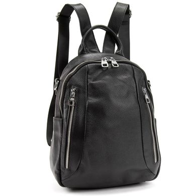 Шкіряний жіночий повсякденний рюкзак Olivia Leather A25F-FL-857A Чорний
