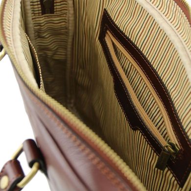 TL141283 Чорний Prato - Ексклюзивна шкіряна сумка для ноутбука від Tuscany