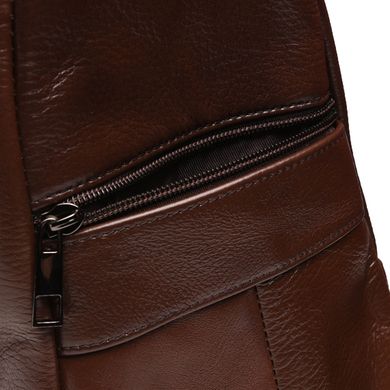 Мужская кожаная сумка-рюкзак Keizer K1685-brown