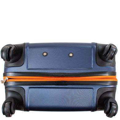 Валіза середня на 4-х колесах ROGAL (роги) RGL720M-dark-blue-orange Синя