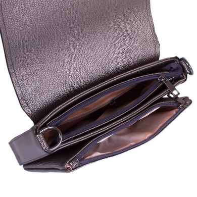 Жіноча сумка-клатч з якісного шкірозамінника ETERNO (Етерн) ETK022-bronza Срібний