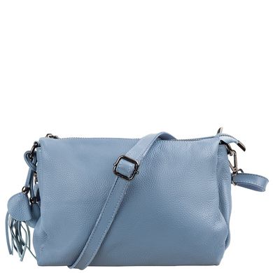 Кожаная женская сумка VITO TORELLI (ВИТО ТОРЕЛЛИ) VT-8218-jeans Голубой