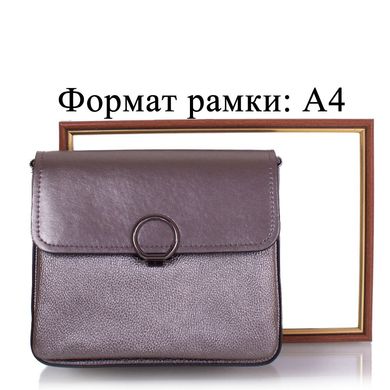 Жіноча сумка-клатч з якісного шкірозамінника ETERNO (Етерн) ETK022-bronza Срібний