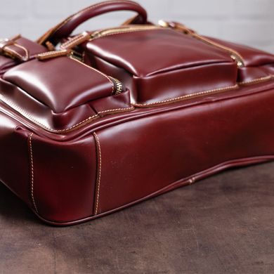 Дорожная сумка-портфель Vintage 14776 Бордовая